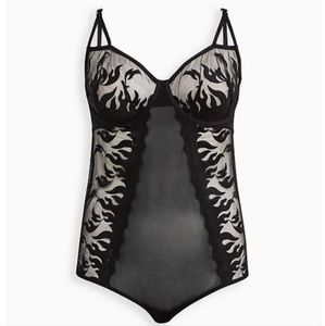 Size 3 torrid flame bodysuit